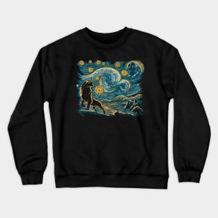 Starry Lion King Crewneck Sweatshirt